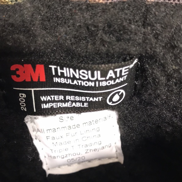 Man Northside 3M Thinsulate Camo and Black Boots Size 7 - Picture 9 of 9